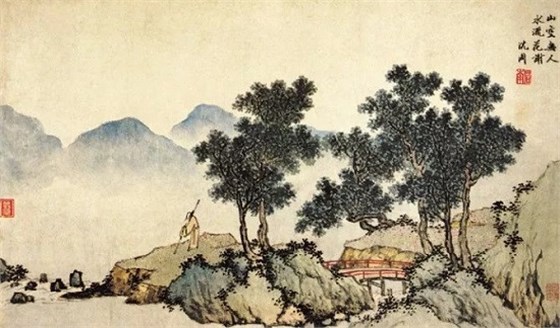 唐伯虎畫(huà)扇圖片