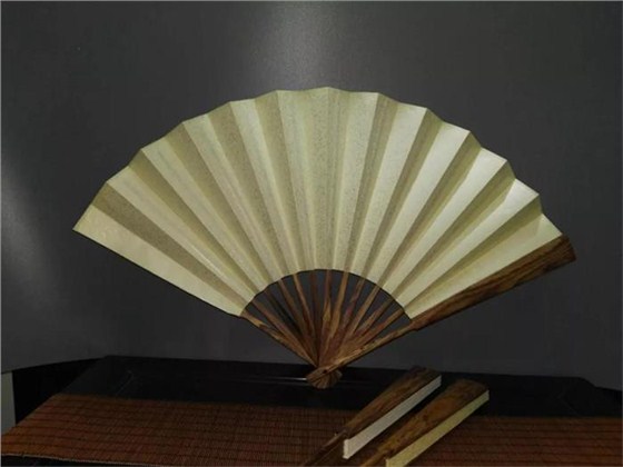 海黃折扇