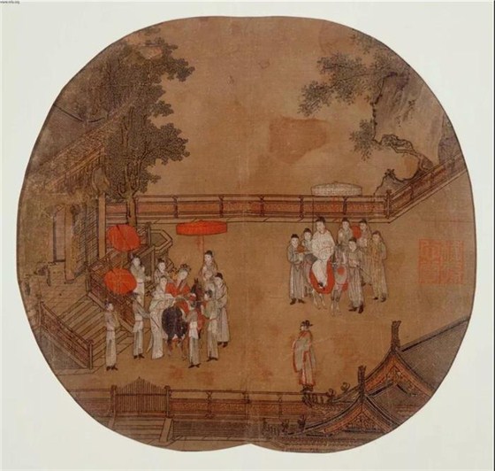 南宋 《楊妃上馬》