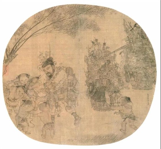 宋·李嵩 《貨郎圖》2