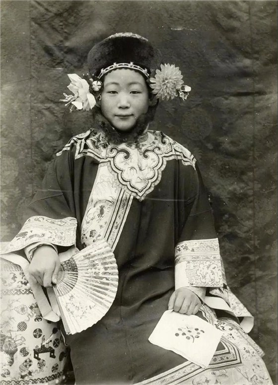古代執扇畫像