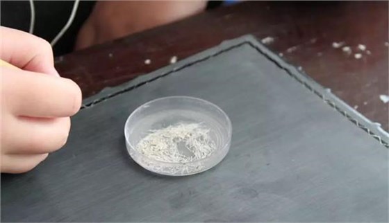 用針點(diǎn)與漆坯之上