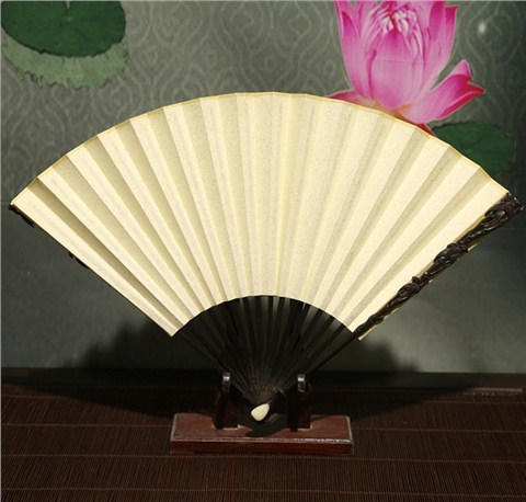 烏木透雕折扇