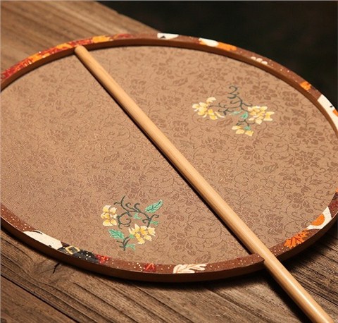 DIY手繪團扇長柄