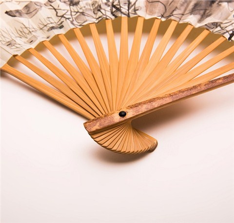 精品山花竹書畫折扇