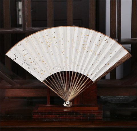 精品全棕竹文玩折扇