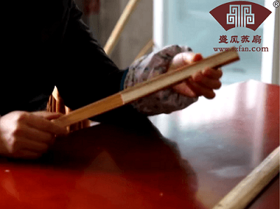 怎么穿折扇扇面？（圖文）