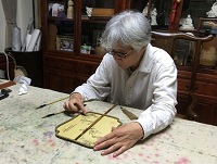 繪畫(huà)大師賀竹元的畫(huà)與盛風(fēng)蘇扇的完美結(jié)合