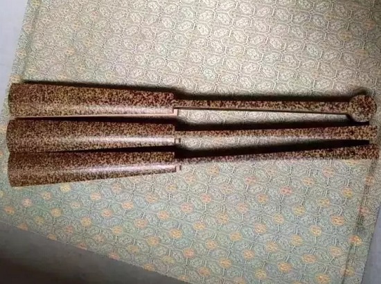 黑芝麻竹折扇圖片