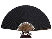 杭扇著名品種——黑折扇介紹