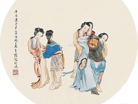 團扇工筆畫仕女圖的演變過程