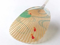日本傳統(tǒng)扇子工藝品水扇是什么樣的？