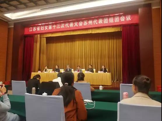 江蘇省婦女第十三次代表大會蘇州代表團組團會議