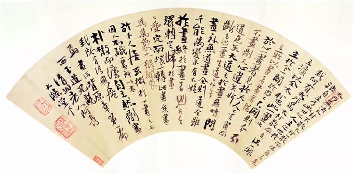 石濤之作 扇面