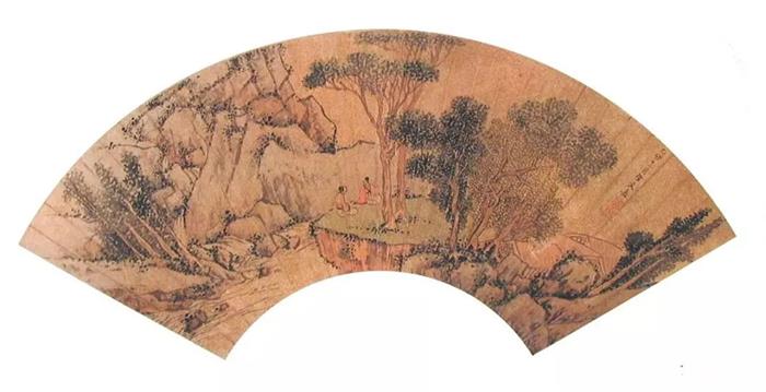 文徵明書畫創作扇面