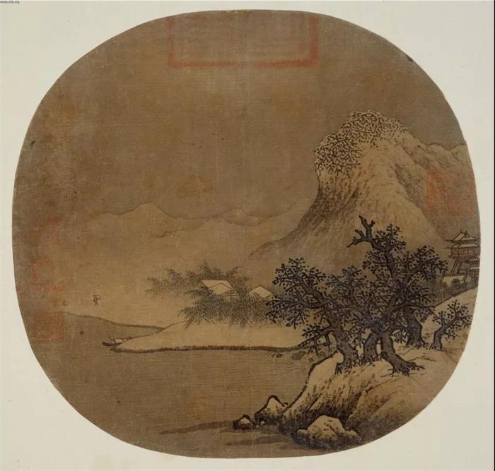 北宋·范寬 《雪山蕭寺圖頁》
