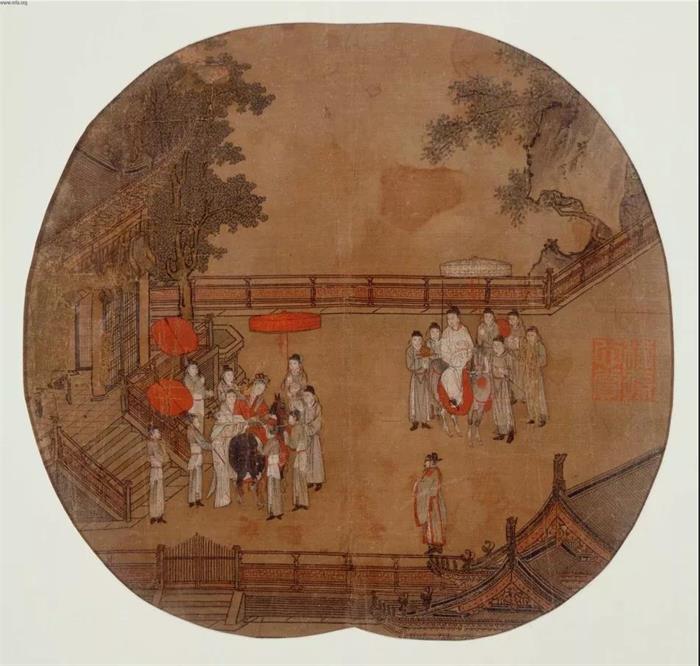 南宋 《楊妃上馬》