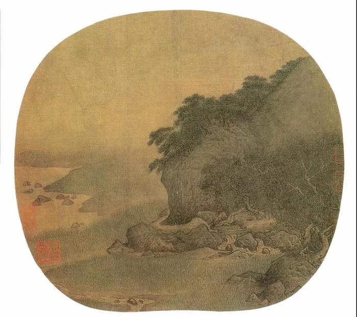 南宋·閻次于 《松壑隱棲圖 》