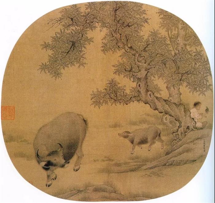 南宋·李椿 《牧牛圖》