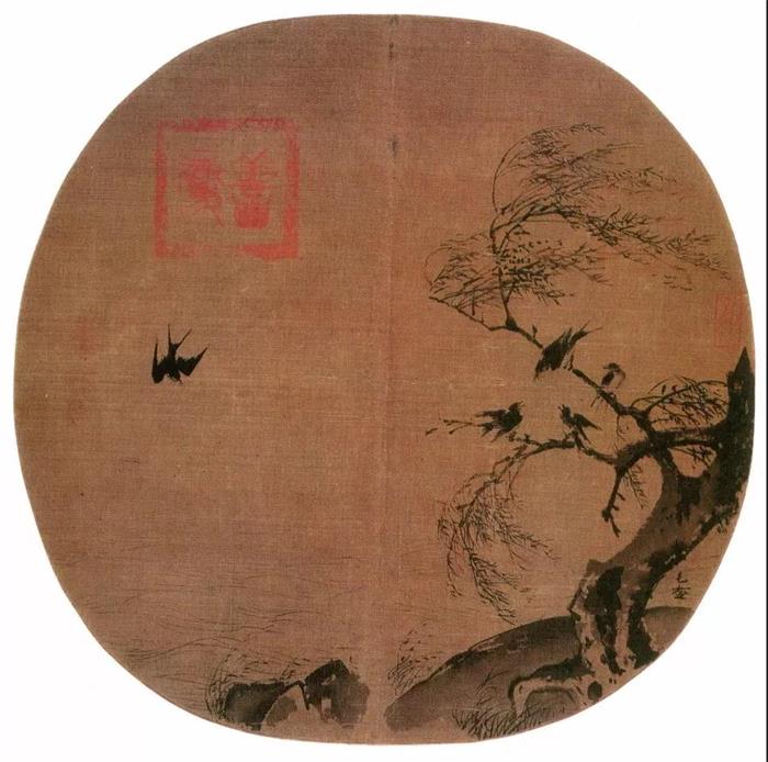 南宋·毛益 《柳燕圖》