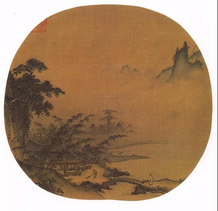夏圭 《湖畔幽居圖》 大阪市立美術館